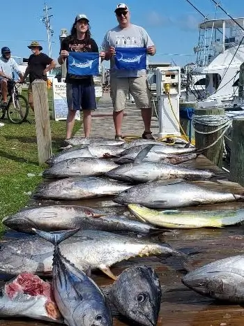 Big Tahuna catch of yellowfin tuna and sailfish