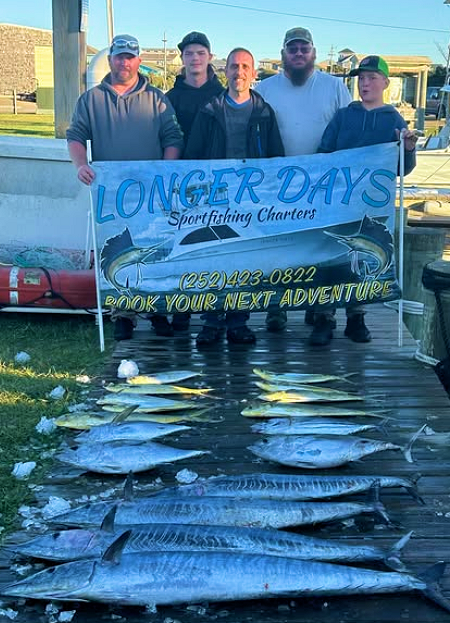 Another spectacular catch for Longer Days out of Hatteras is becoming the norm for Captain Tom.